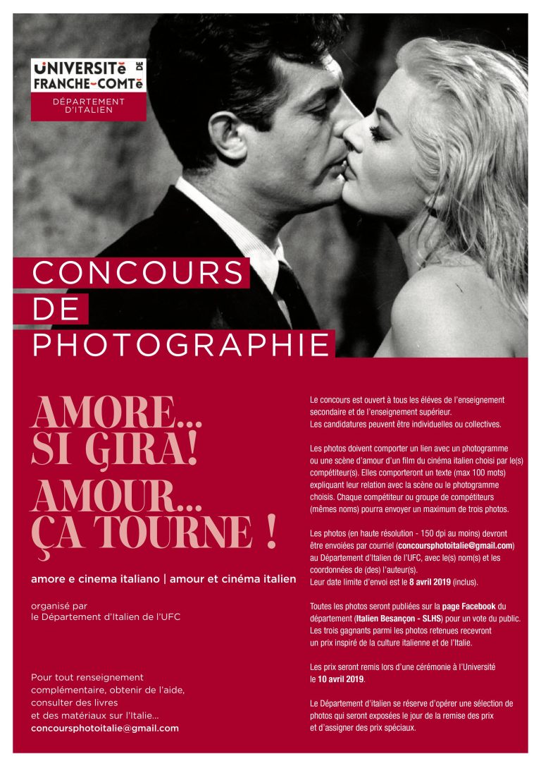 Lire la suite à propos de l’article Concours photo UFC département d’italien