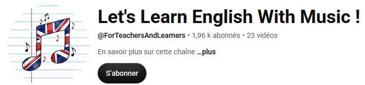 Let&rsquo;s learn English with Music 🎶